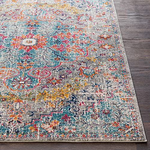 Artistic Weavers Odelia Vintage Bohemian Area Rug,3'11" X 5'7",Aqua #TOP2