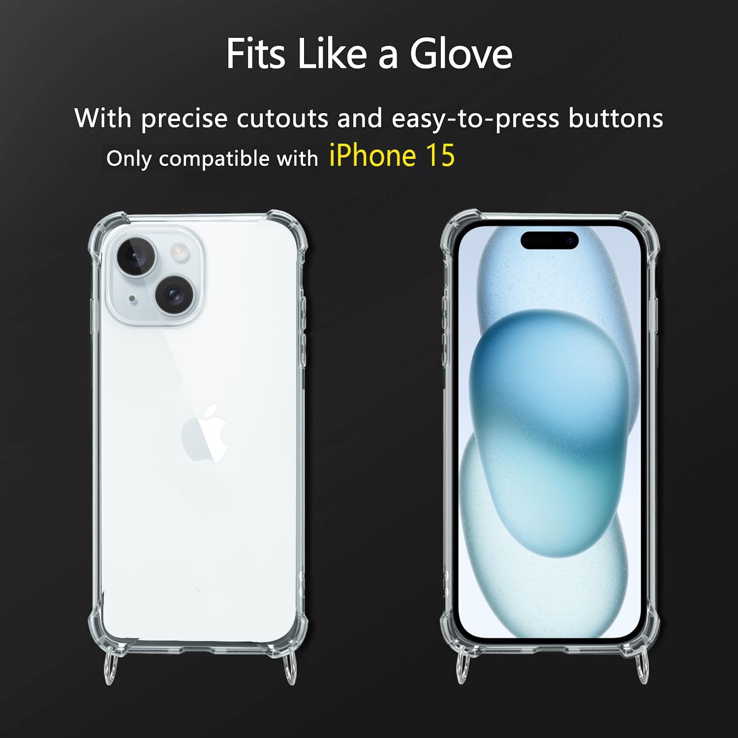 CrossBody - Custodia Natalizia Compatibile Con Apple IPhone 13 Pro Max 3D Kawaii Cartoon In Morbida Gomma