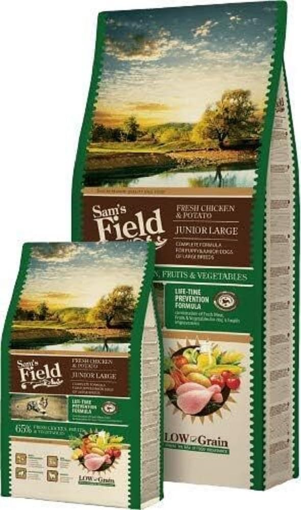 Sam's Field Croquettes Poulet Et Pomme De Terre pour Chiots De Grandes Races 13 KG