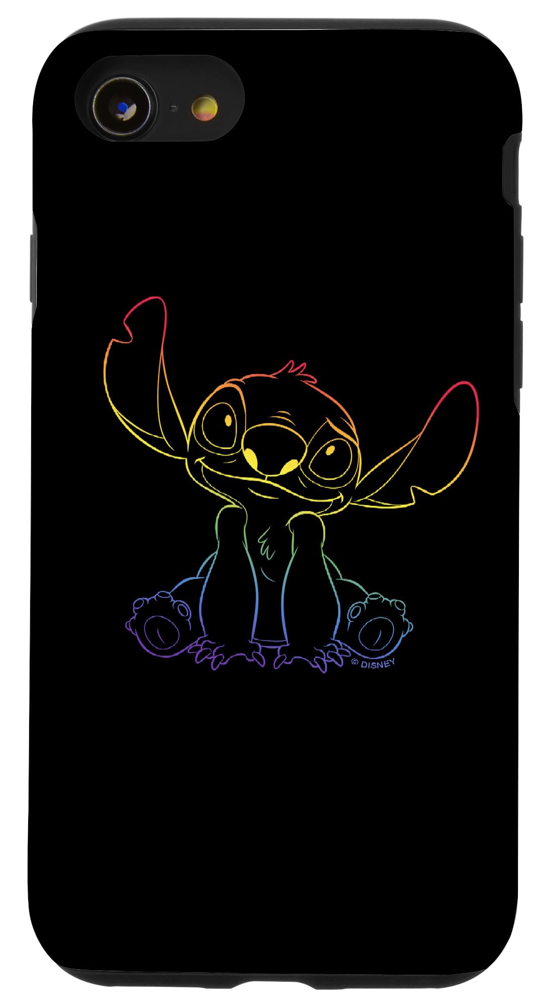 Coque Stitch Arc-en-ciel iPhone 8 SE 7 Disney pour l'été - 4