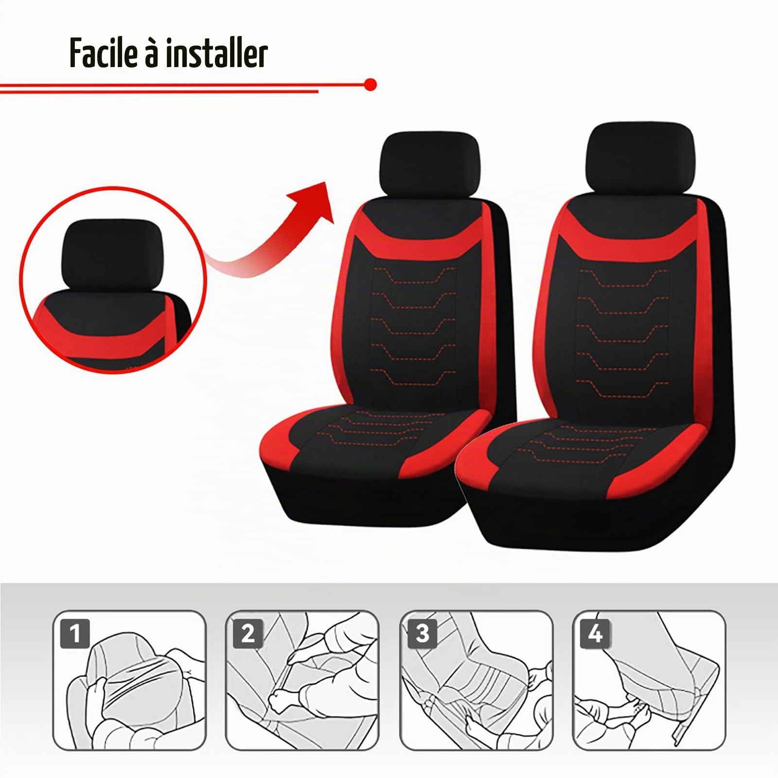 Housses de Siège Auto Complètes pour Kia EV2 2025 2026, Revêtement Imperméable en Oxford, Compatible Airbag pour Voiture SUV,B Grey