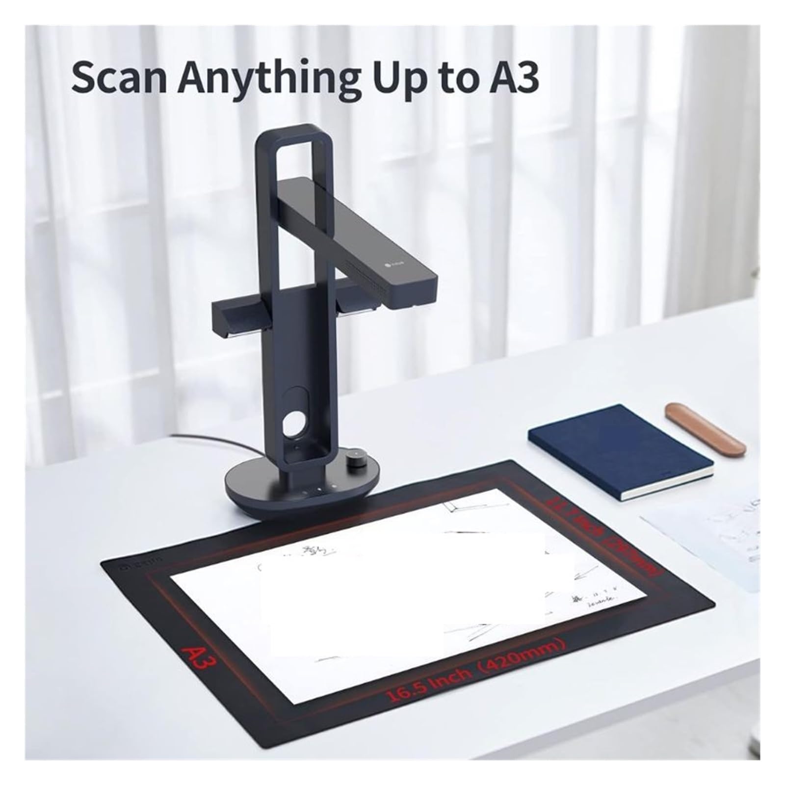 Scanner per Documenti, Scanner for libri e documenti Cattura A3 A4 Appiattisci raddrizza automaticamente grazie alla tecnologia AI