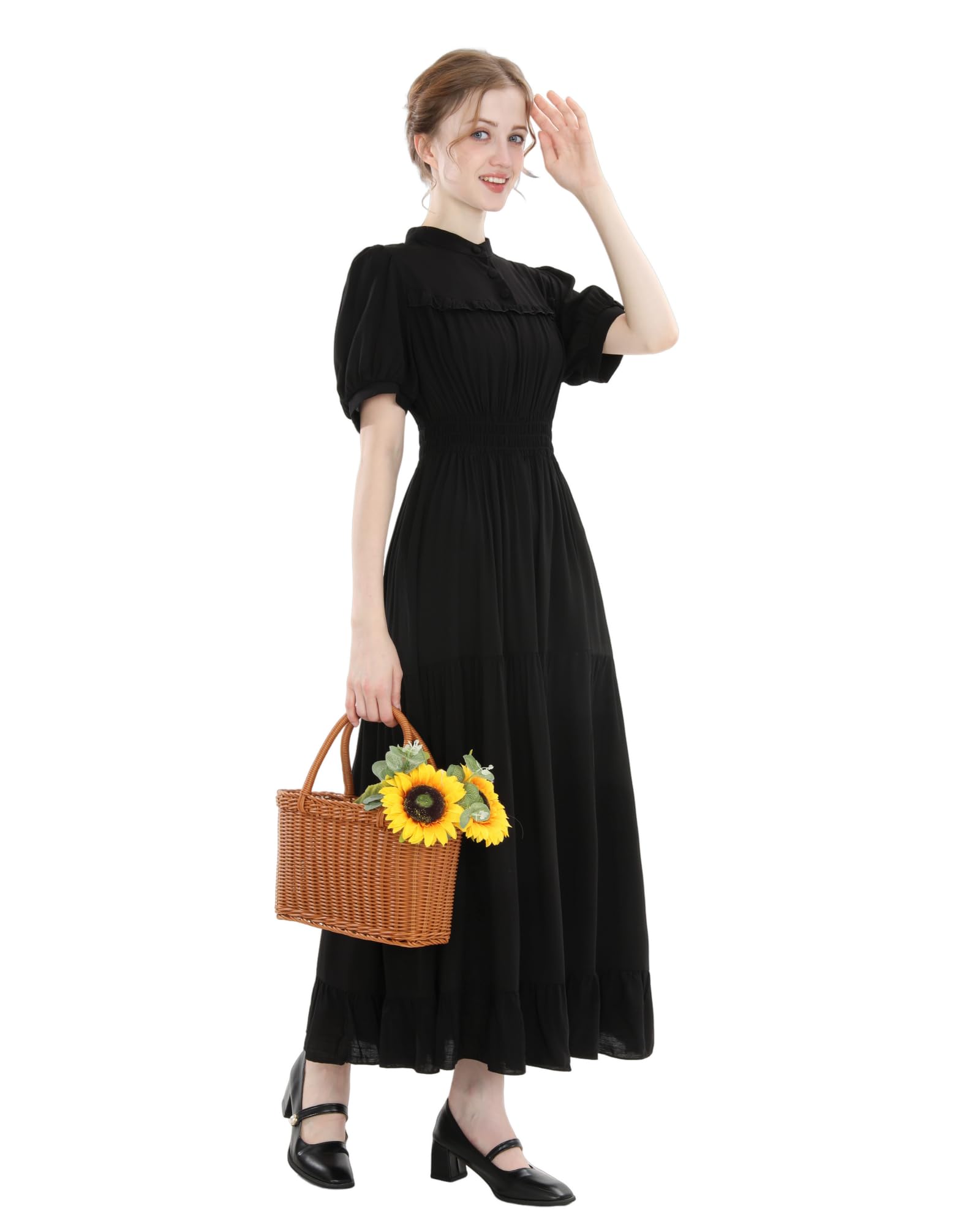 Renaissance Kleid Mittelalter Kleidung Damen Vintage Kleider Damen Kleid Kurzarm Viktorianisches Kleider Mittelalter Kleidung Polyester Baumwolle Kurzarm