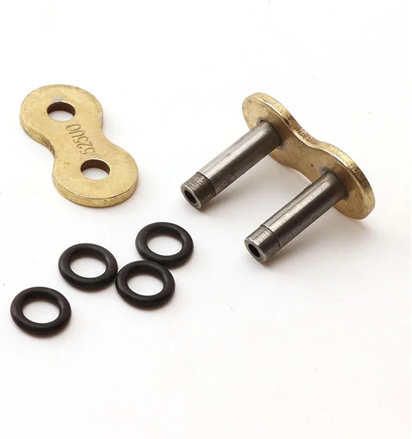 Master Link 20Pcs Motorcycle Chain Buckle Ring Link 428 520 525 530 Heavy Chain Connecting Connector Master Joint Link With O-Ring For Bicycle(520)