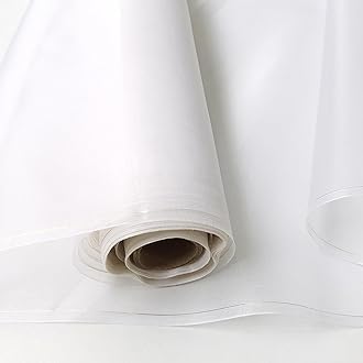 100cm*114cm Pure White Mulberry Silk Organza Fabric Tecido Fashion Gauze Silk Fabric Veil Tulle Lining Material (Pure White)