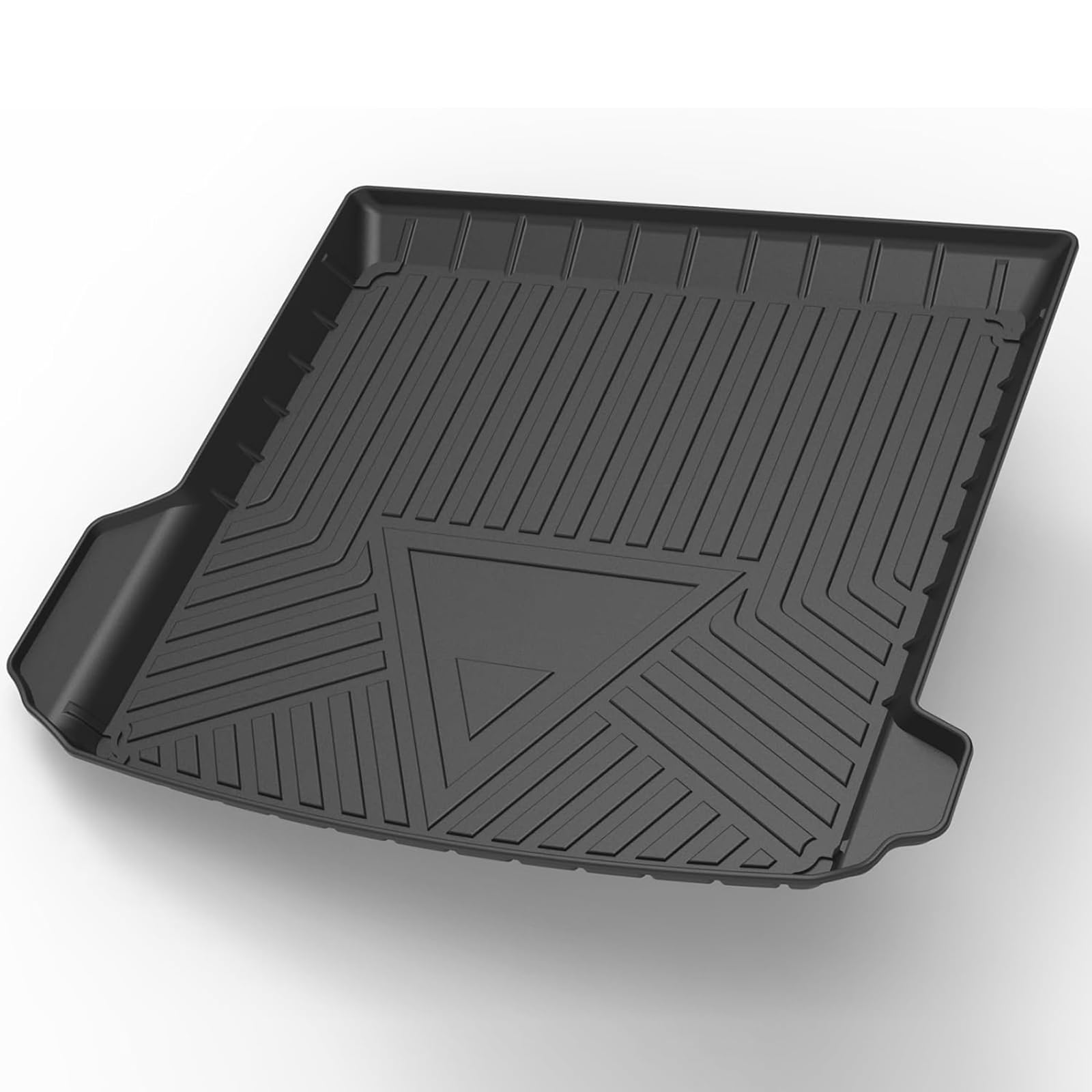 LoPpio For Audi Q8 2019-2022 Auto Rear Trunk Car Rubber Trunk Liner Boot Mats Accessories