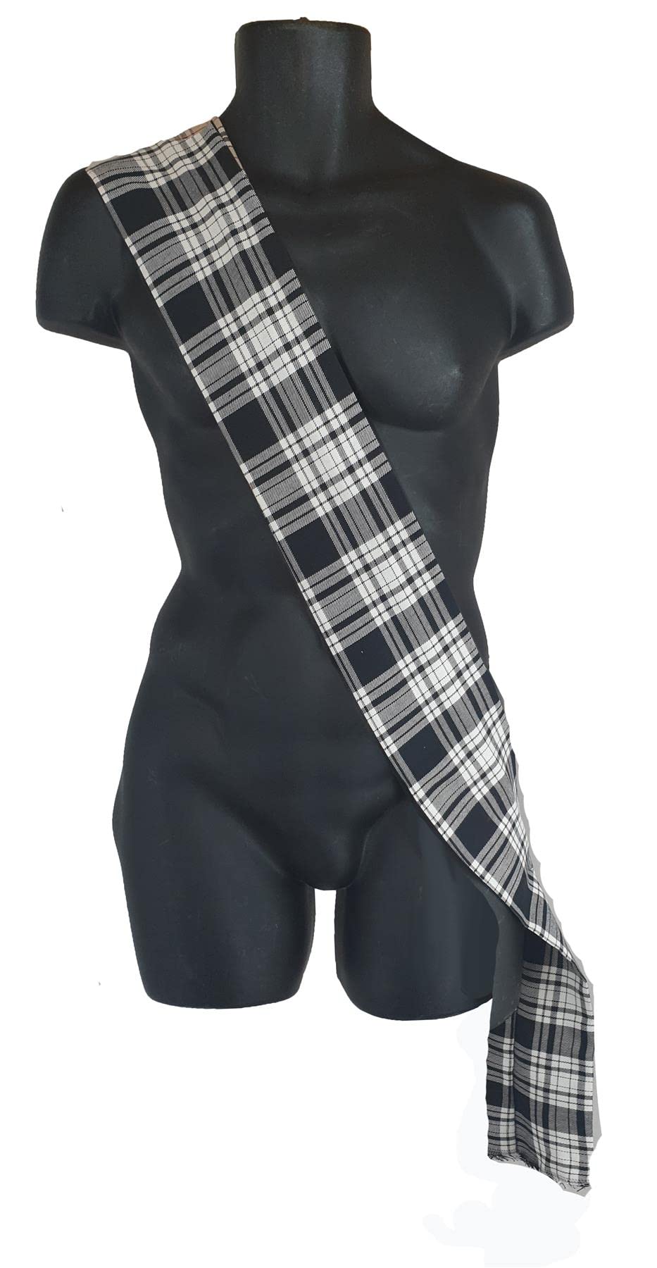 Adults 6ft (70") Traditional Tartan Sash Scotland Burns Night Fancy Dress Accessory [Erskine] — image 1
