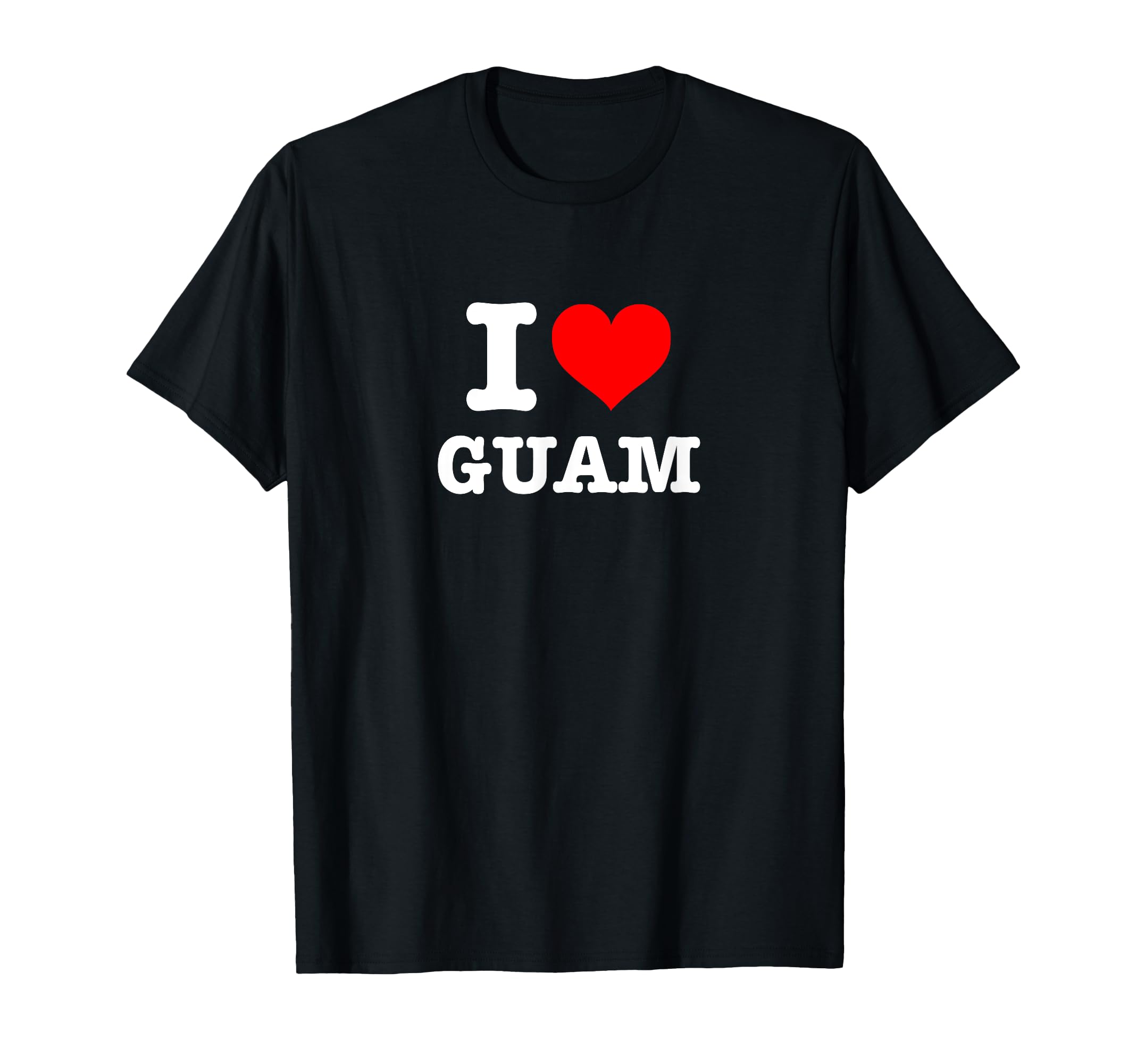 Amazon | グアム - I Love Guam Tシャツ | Tシャツ・カットソー 通販