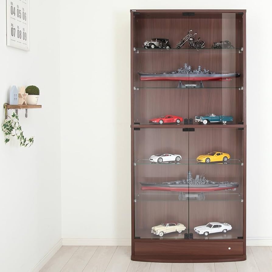 JAJAN コレクションラック Unir- 83cm×39cmロータイプ 2台