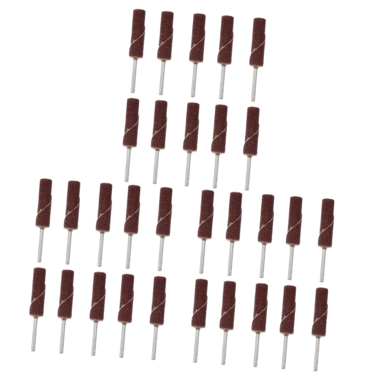 MUCKLILY 3sets Grit Sandpaper Flap Wheel Abrasive Wheel for Orbital Sander Assorted Colors 10pcs*3