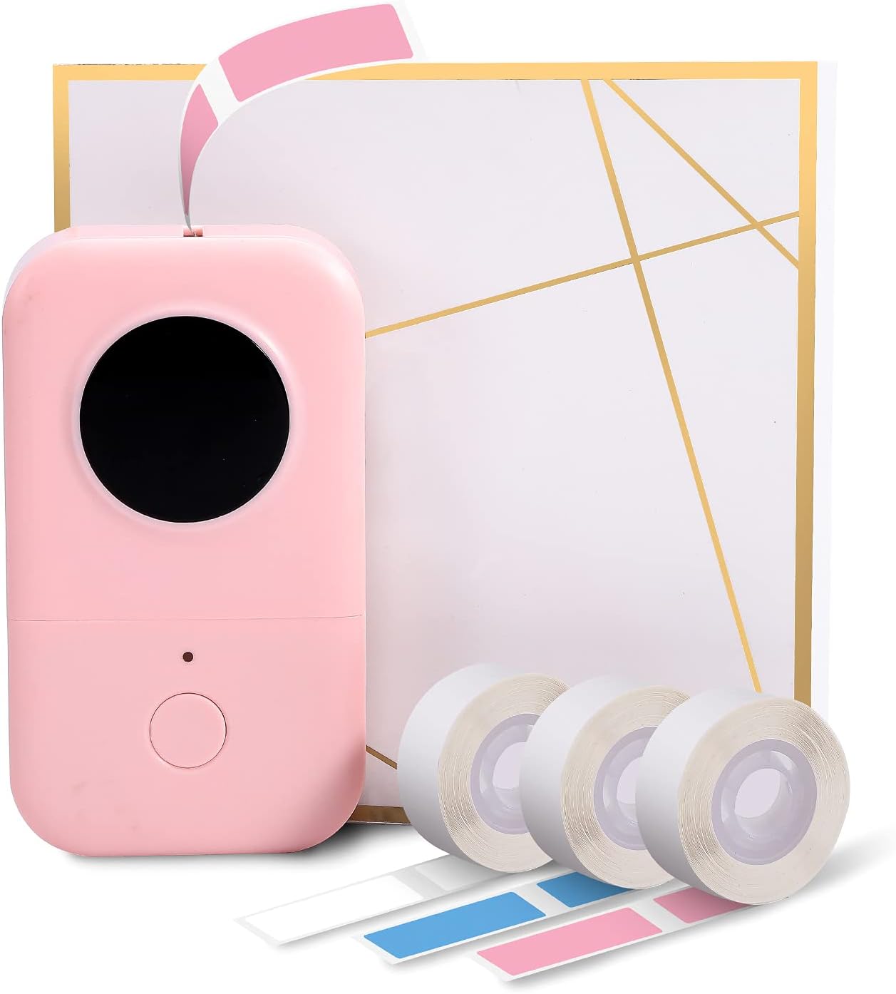 Buy Label Maker Machine with Tapes, Portable Bluetooth Wireless Sticker