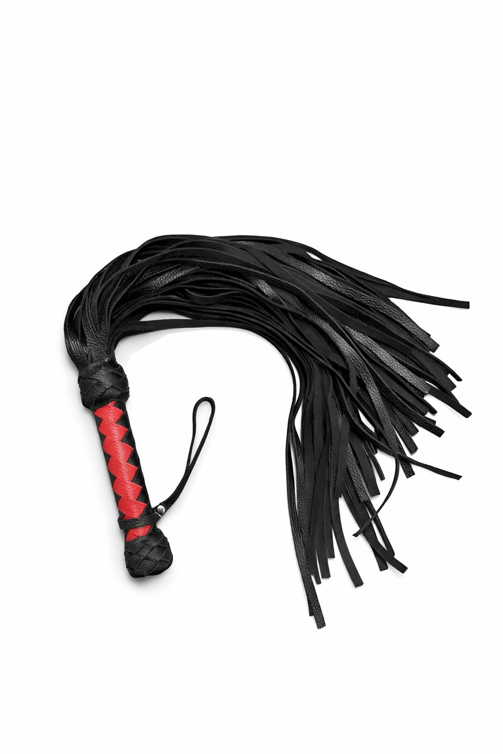 Handcrafted Gentle Horse Whip - 19.7 and 27.6 Inches Genuine Leather Ridint Tools - Thick Equestrian Training and Riding Essential
