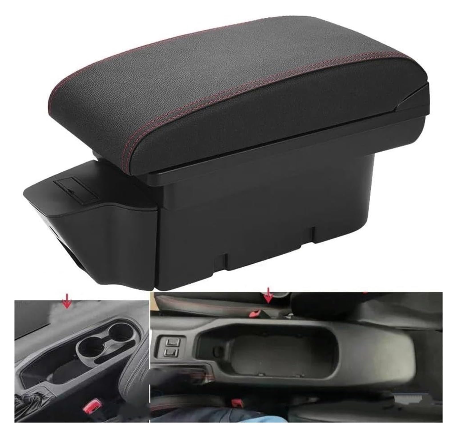 ZUKPHBWYWK Braccioli per Auto per Subaru per BRZ 2012 2013 2014-2020 Auto Bracciolo Box Sinistra Guida A Destra Scatola di Immagazzinaggio(A1)