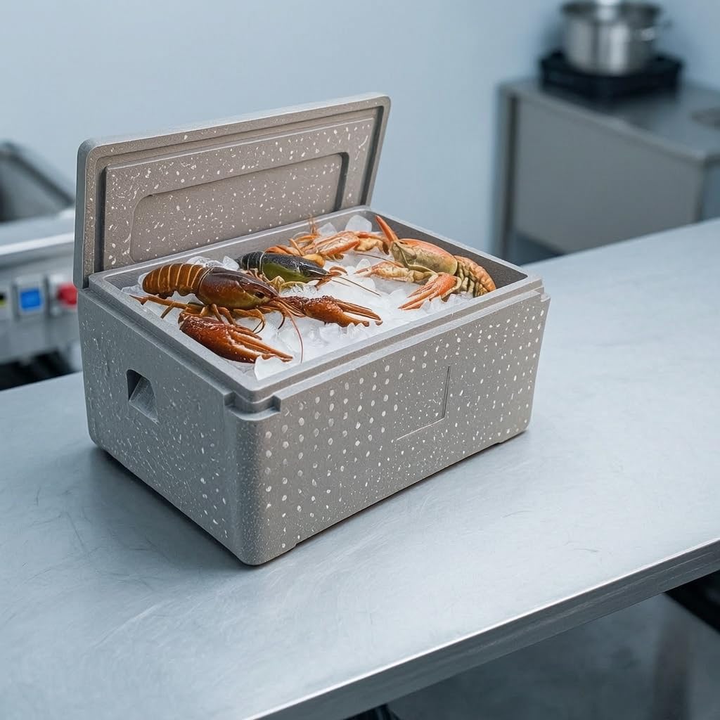 Glacière Restauration, Boîte Isotherme pour Transport Alimentaire et Traiteur, pour Le Camping
