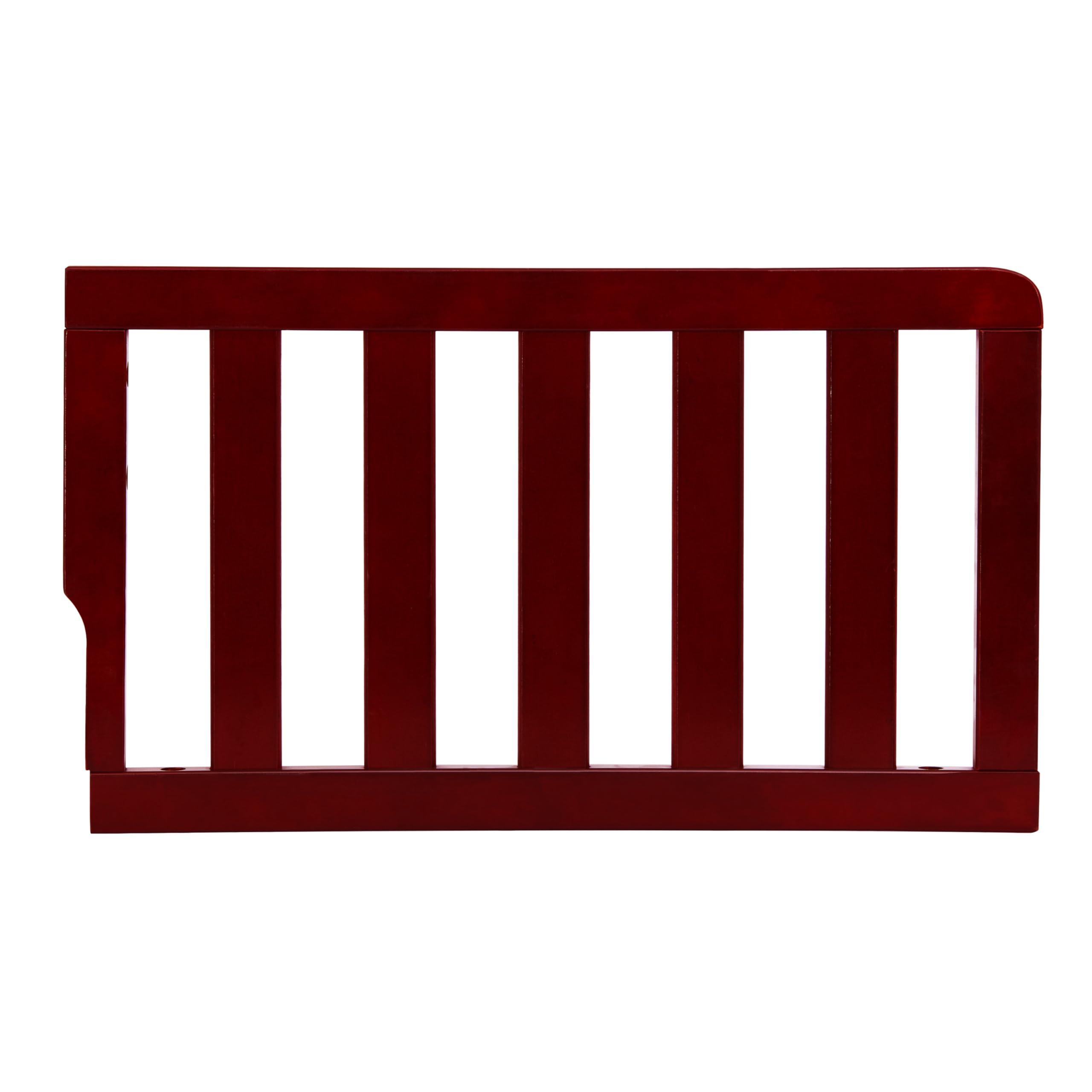 Dream On Me Toddler Guard Rail for Convertible Crib, Solid Wood Bed Rail for Toddler Bed Conversion, Cherry