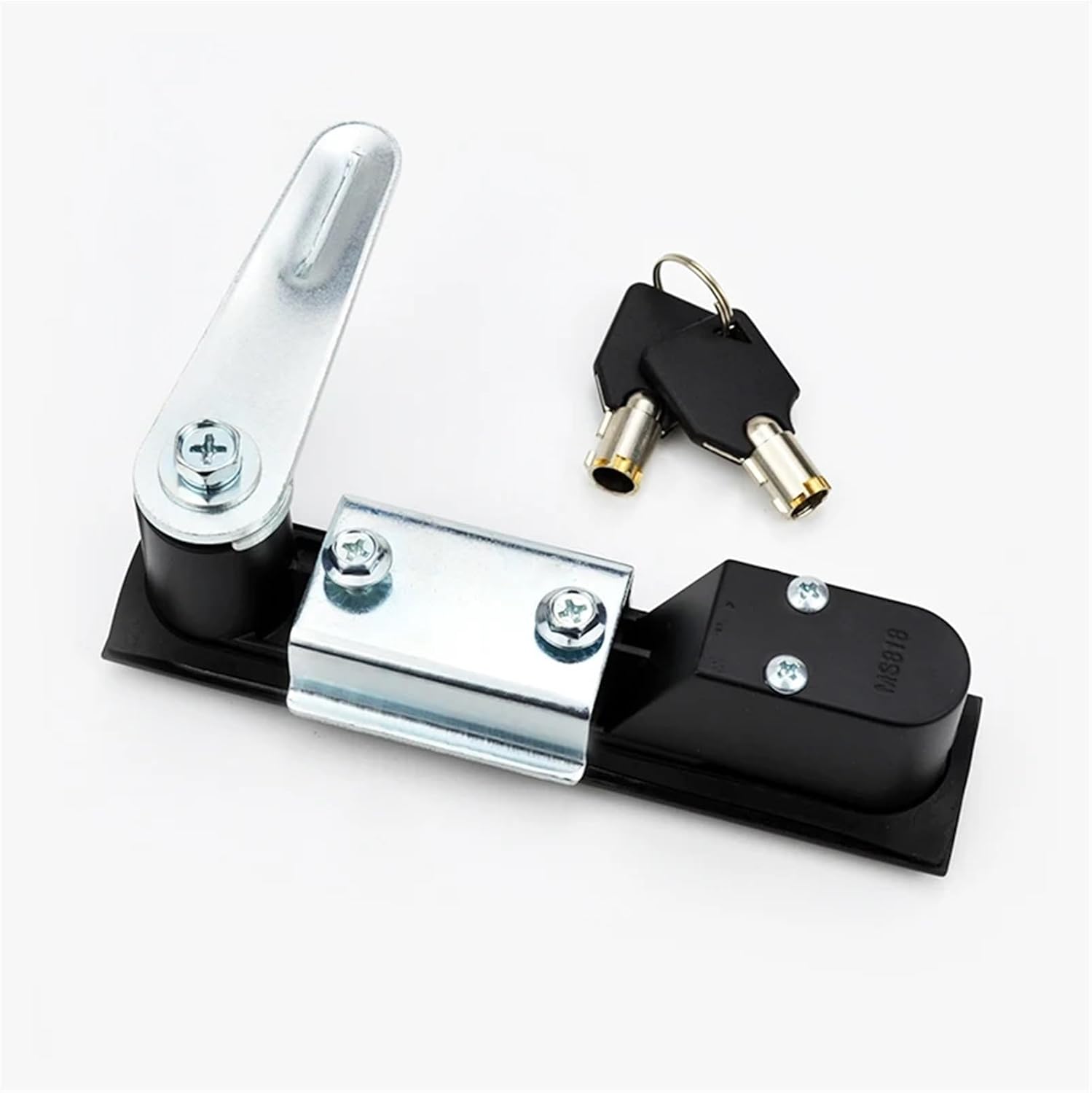 Handle Lock Plane Industrial Information Communication Network Cabinet Test Equipment Outdoor Lock 1Pcs(Silvery)