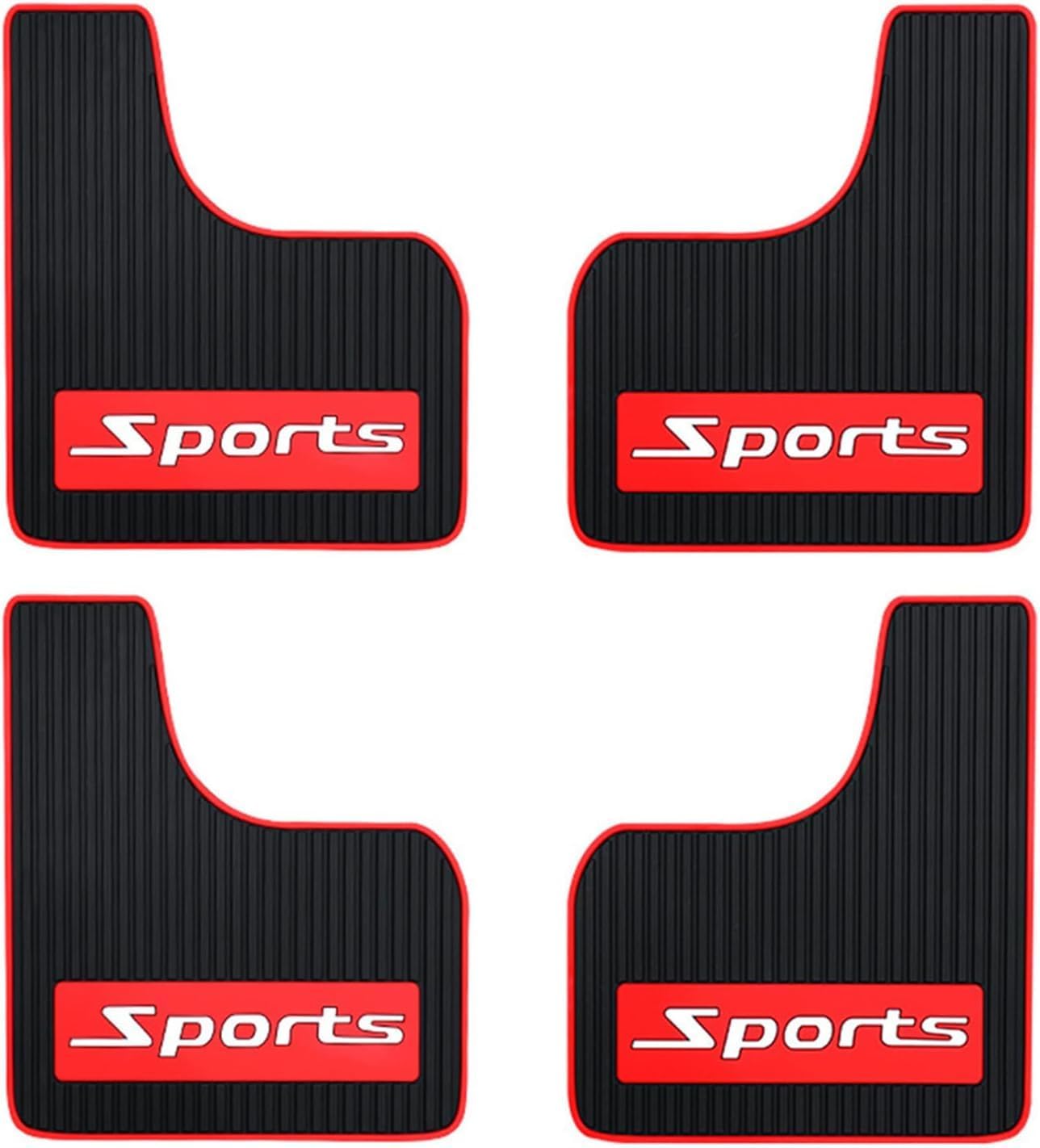 QIZUN 4 Pcs Car Mud Flaps for Seat Ateca FR Facelift/Cupra Ateca 2017-2024, Splash Guards Rubber Front Rear Mudguards Sporty Exterior Protectors Flexible Dirt Traps