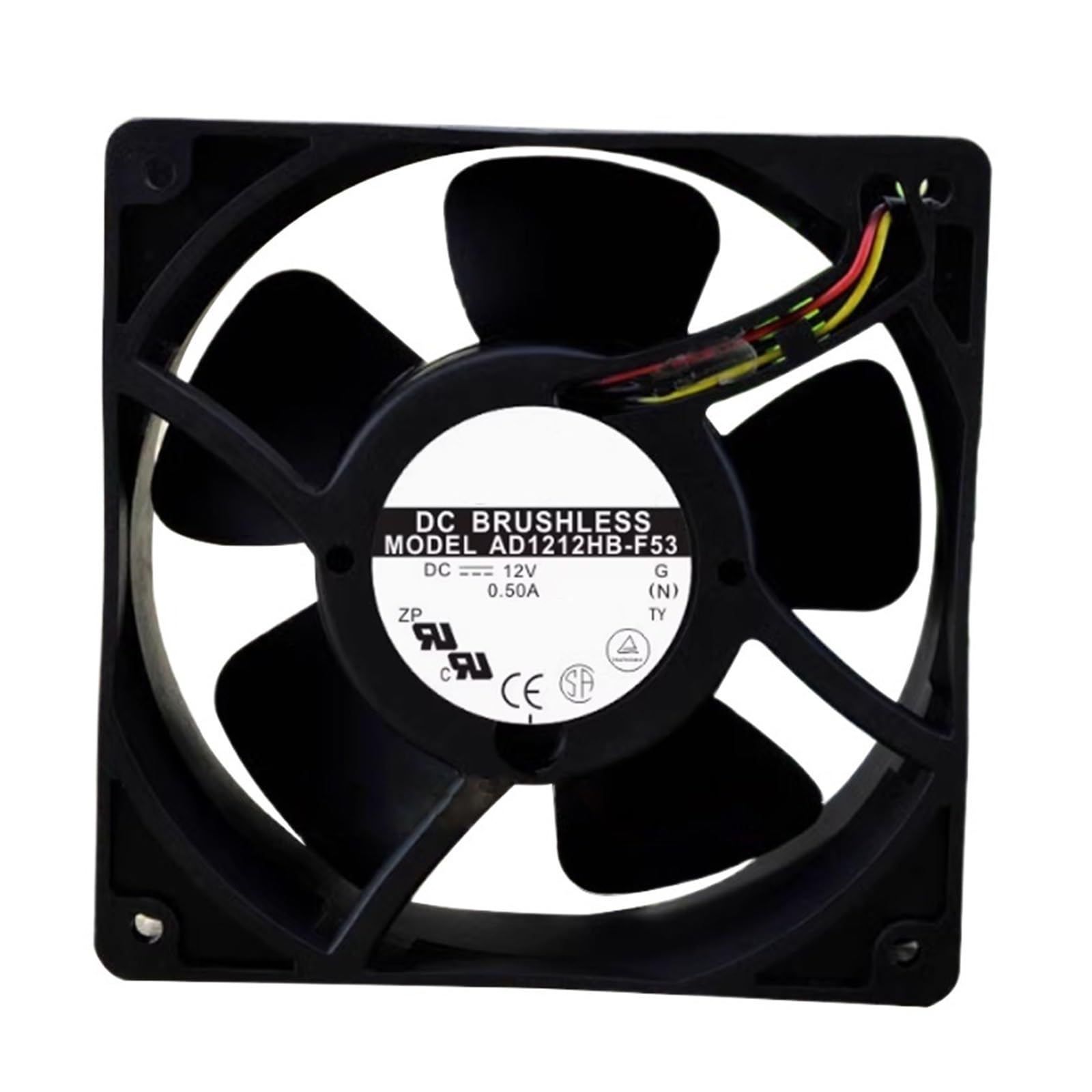 YMUGUEGH 120x120x38mm AD1212HB-F53 12038 12V 0.50A 12cm cooling fan