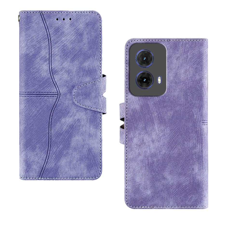 Inktree Motorola Moto G85 5G Flip Cover | with Built in RFID Blocking Material | Card Pockets Wallet & Stand | Flip Cover for Motorola Moto G85 5G - Purple (B0DF6DVC65) Amazon Price History, Amazon Price Tracker