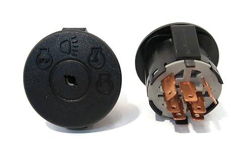 The ROP Shop Interruptor de llave de arranque de encendido compatible con John Deere L100 L105 L107 L108 L110 L120 L130