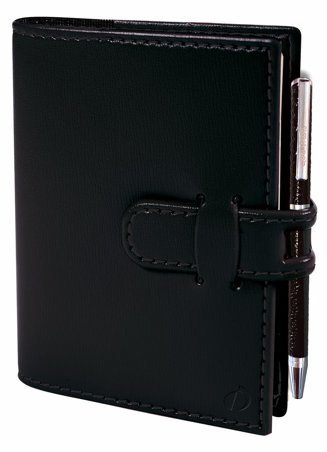 Quo Vadis - Collection: Soho - MINIWEEK - Civil Diary - Weekly - Format: 7 x 10 cm - Colour: Ebony Black - Period: Year 2023