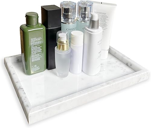 Miniatura 10 de Yew & Tulip Bandeja de tocador de mármol natural para baño, cocina, tocador, decoración del hogar, boda, etc.