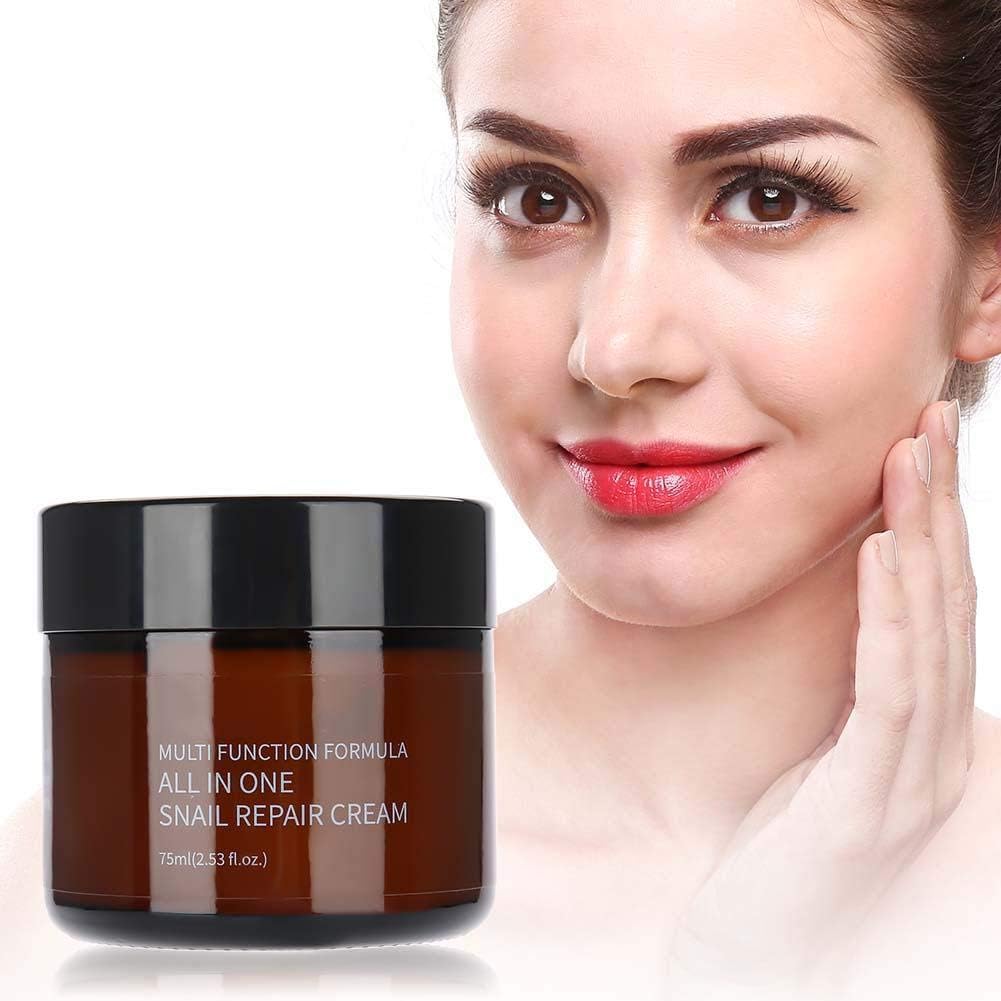 Crème pour le visage escargot, crème hydratante intensive antiâge avec 92 de mucine coréenne