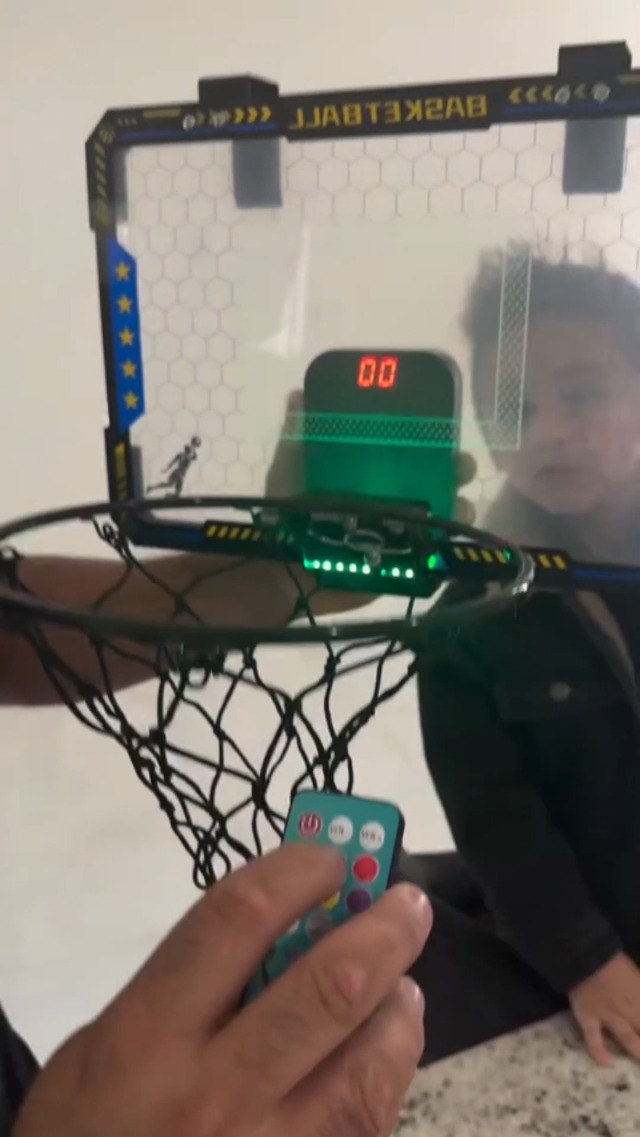 Amazon.com: ZIZZ Indoor Basketball Hoop for Kids- Mini Over The