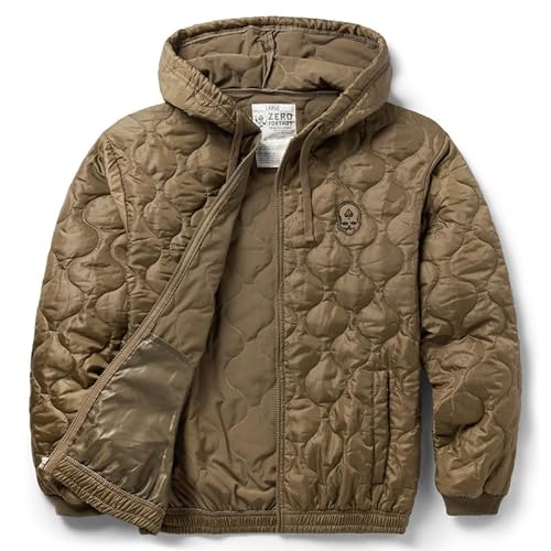 Zero Foxtrot Zip Up Woobie Hoodie - Coyote Brown