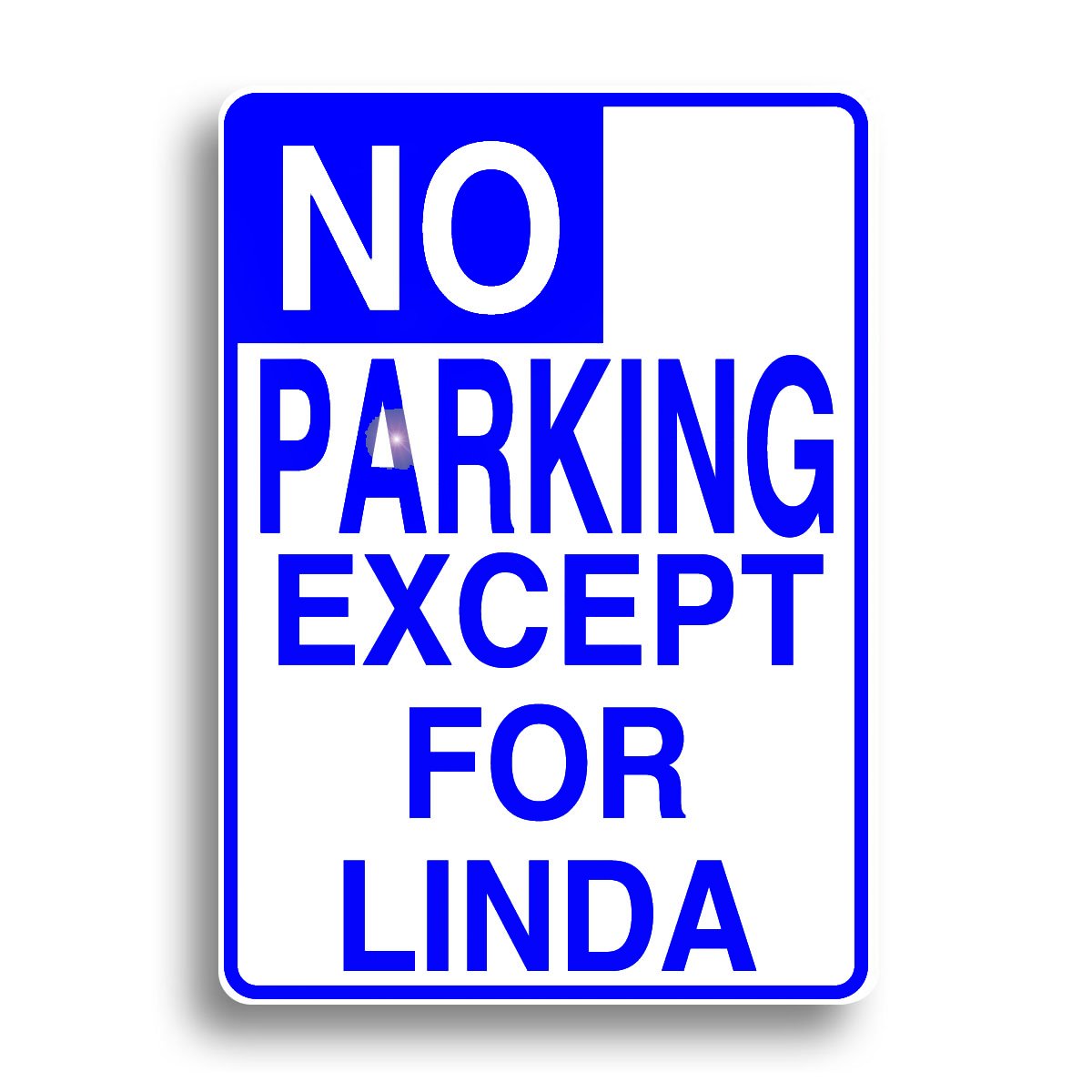 Custom Reserved Parking Aluminum Sign, Personalized Name Plaque for Garage & Door, 12x8 Inch