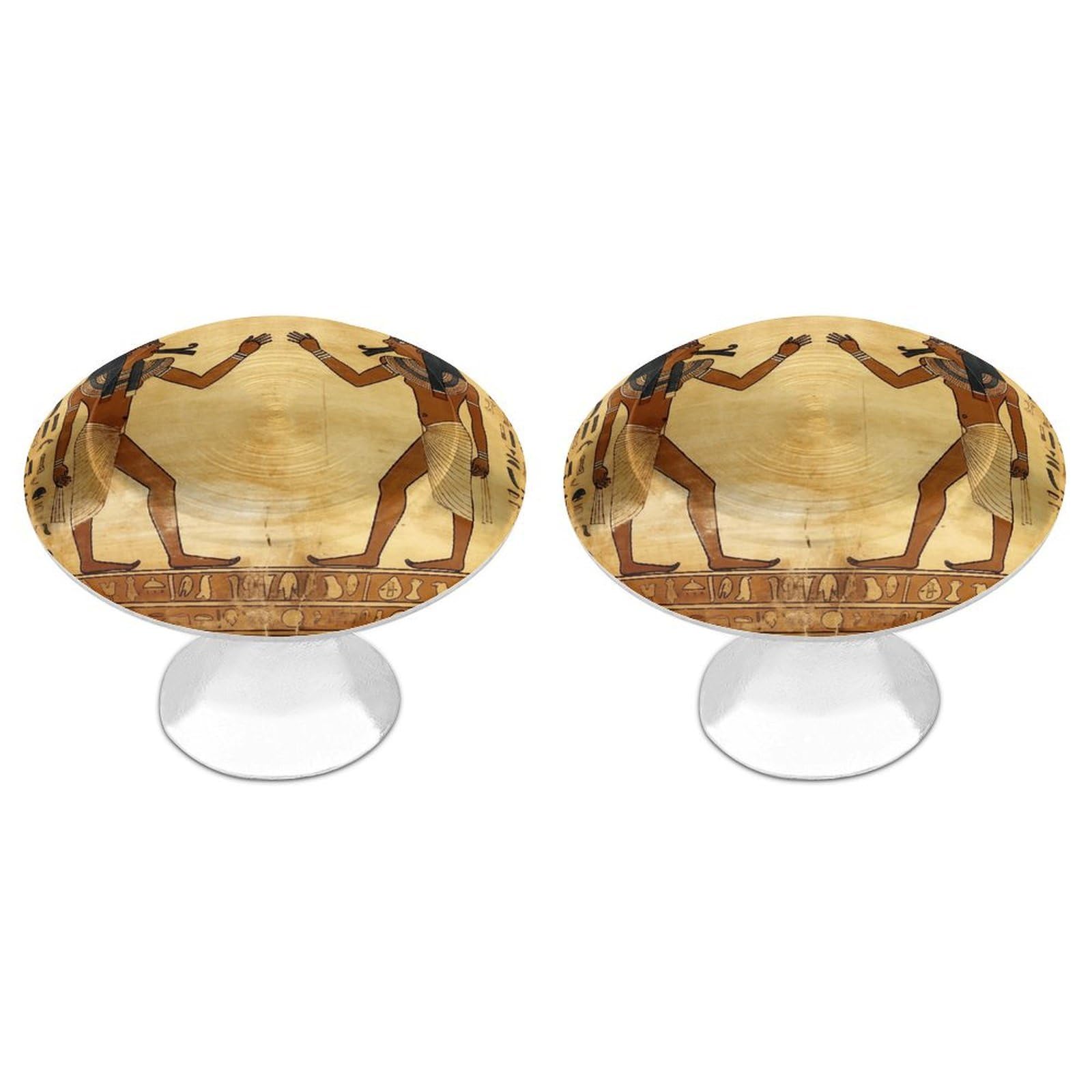 Vstadank Style Ancient Egyptian Cabinet Knobs Round Wardrobe Pulls Simple Drawer Handles With Screw Aluminum Alloy Closet Door Pull Modern Cabinet Hardware For Dresser Drawers 2 Pack