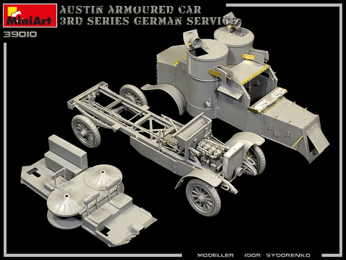 Amazon.com: Miniart MIN39010 WWI 1:35-Austin Armored Car (German
