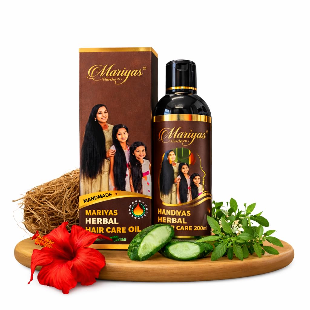 MARIYAS HERBAL HAIR CARE OIL Mariyas Herbal Handmade Natural Hair Care Oil 200Ml