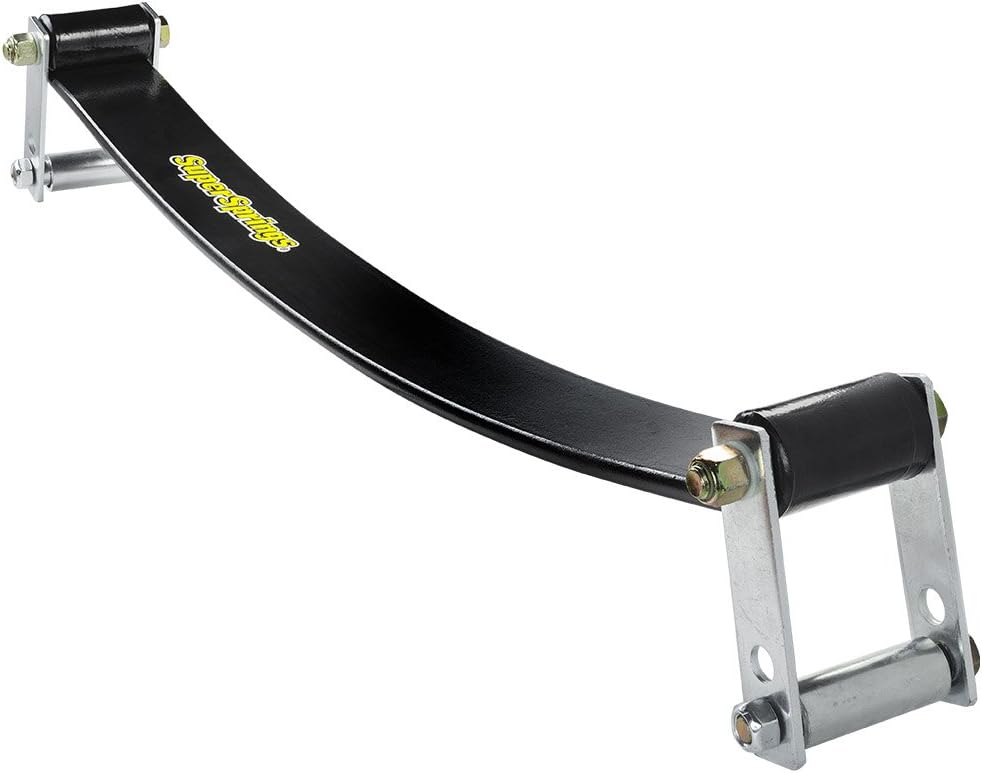 SSA41.5 | SuperSprings Half Kit for Ford F-53 | Single-side of vehicle only |2250 (lb) Additional Load-Leveling Ability | Made in the USA, Black