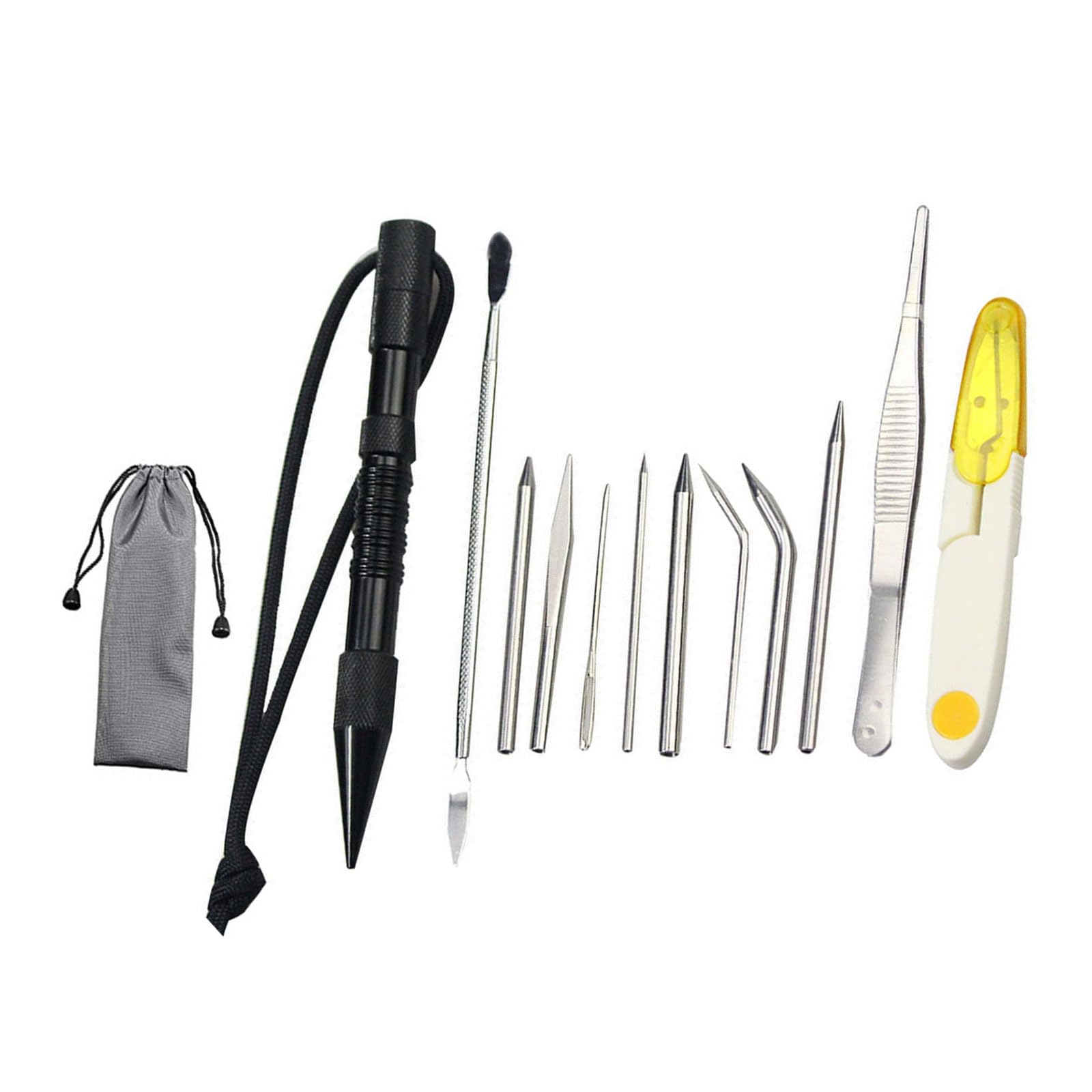 Paracord Needle Stitching Suit Umbrellas Rope Needle Bracelets Flattener Knitting for Leather and Rope Work Paracord Weaving