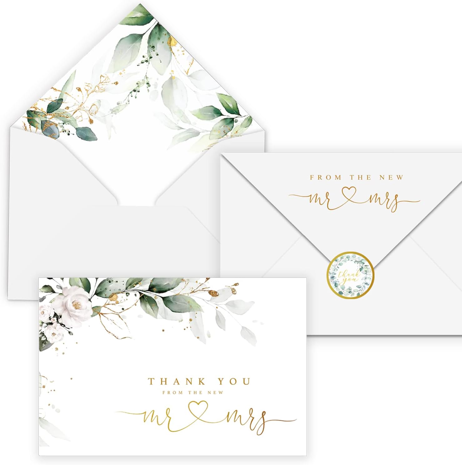 Tarjetas De Agradecimiento De Boda Tarjetas Agradecimiento Boda - 50 Unidades 4x6 Pulgadas, Para Recepción Y Mesas Tarjetas Evento 4x6