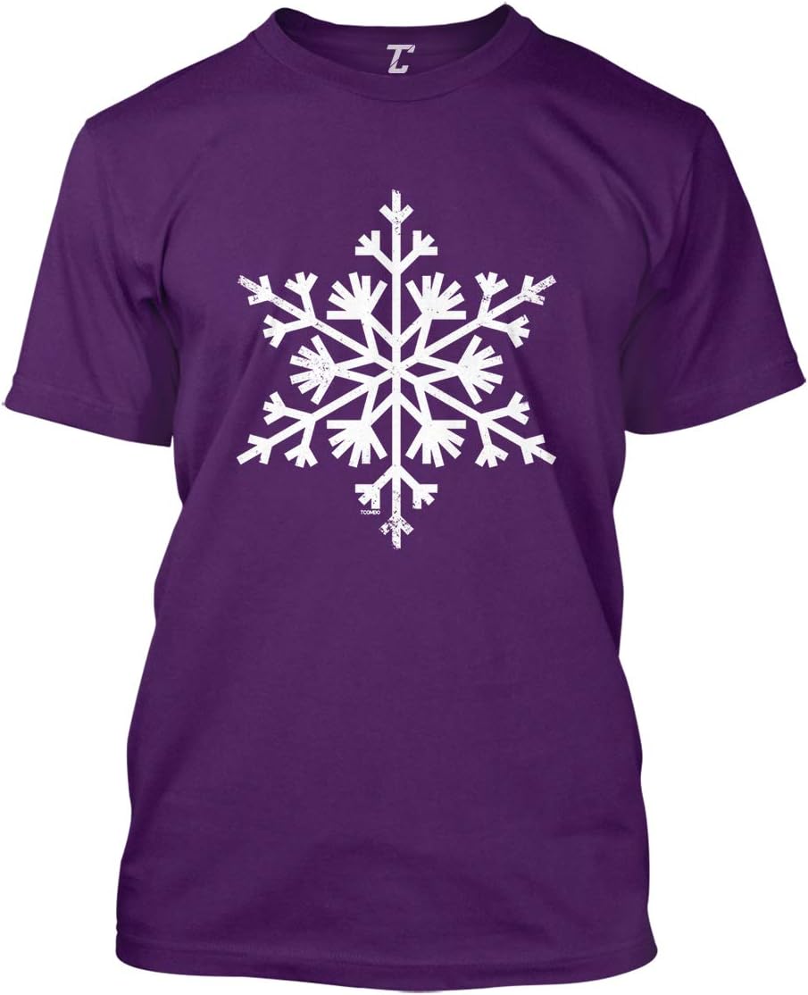 Distressed Snowflake - Christmas Winter Men's T-Shirt