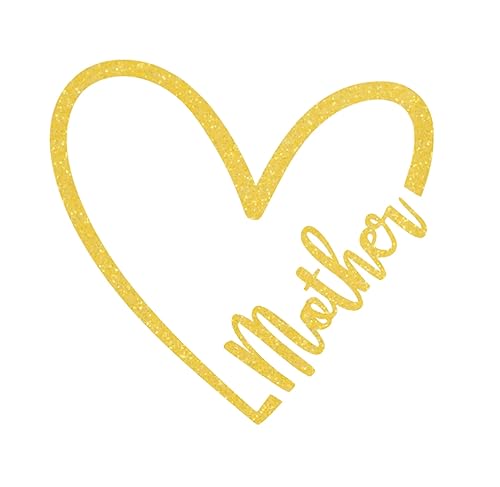 Vista 11 de Mother Heart Iron On Decal Mom, Iron On Transfer, DIY Craft, New Mother Gift, Tshirt Sticker Patch, Iron-On Vinyl Big Small Decals, Make Own Shirt