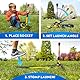 NATIONAL Geographic Luft-Raketen-Spielzeug – LED-Raketenwerfer für Kinder, Springen & Starten, Luftbetriebene Schaumstoffraketen fliegen bis zu 30,5 Meter, Outdoor-Spielzeug
