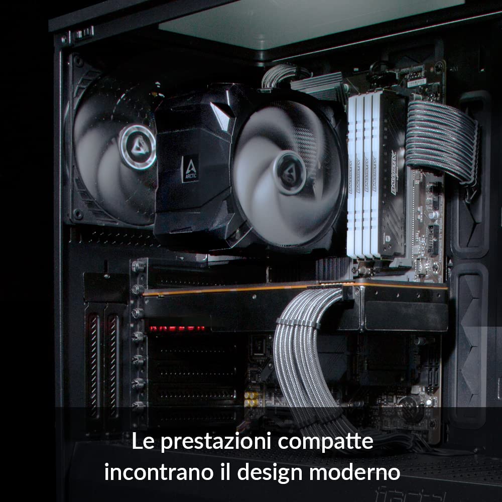 ARCTIC Freezer A35 CO - Dissipatore per CPU specifico compatibile con compatibile con AMD per Operazioni Continue, Ventola P da 120 mm ottimizzata per la pressione, 0-1800 RPM, composto termico MX-5