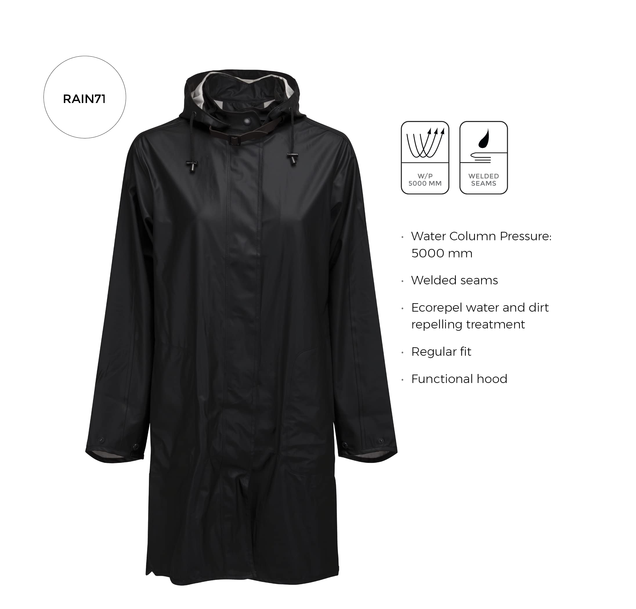 Amazon.com: ILSE JACOBSEN HORNBAEK Women's Rain 71 Raincoat