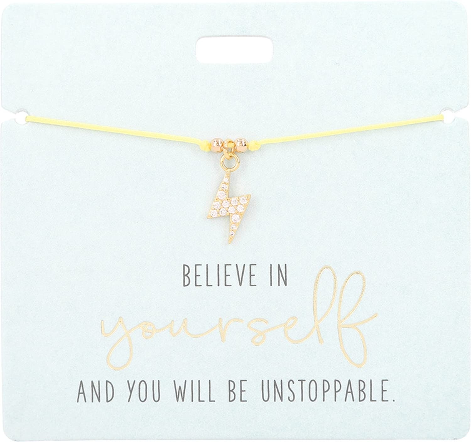 Depesche Bracciale Arancione 'You Are Loved' Con Orsetto Dorato E Perla - Lunghezza Regolabile, Regalo Per Amiche E Sorelle
