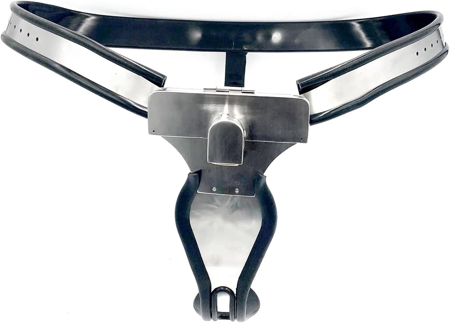 Stainless Steel Chastity Belt for Women with Vaginal Plug and Anal Plug, BDSM Bondage Chastity Belt, Fetish Slave Chastity Device, Invisible Design, Sex Toy for Women