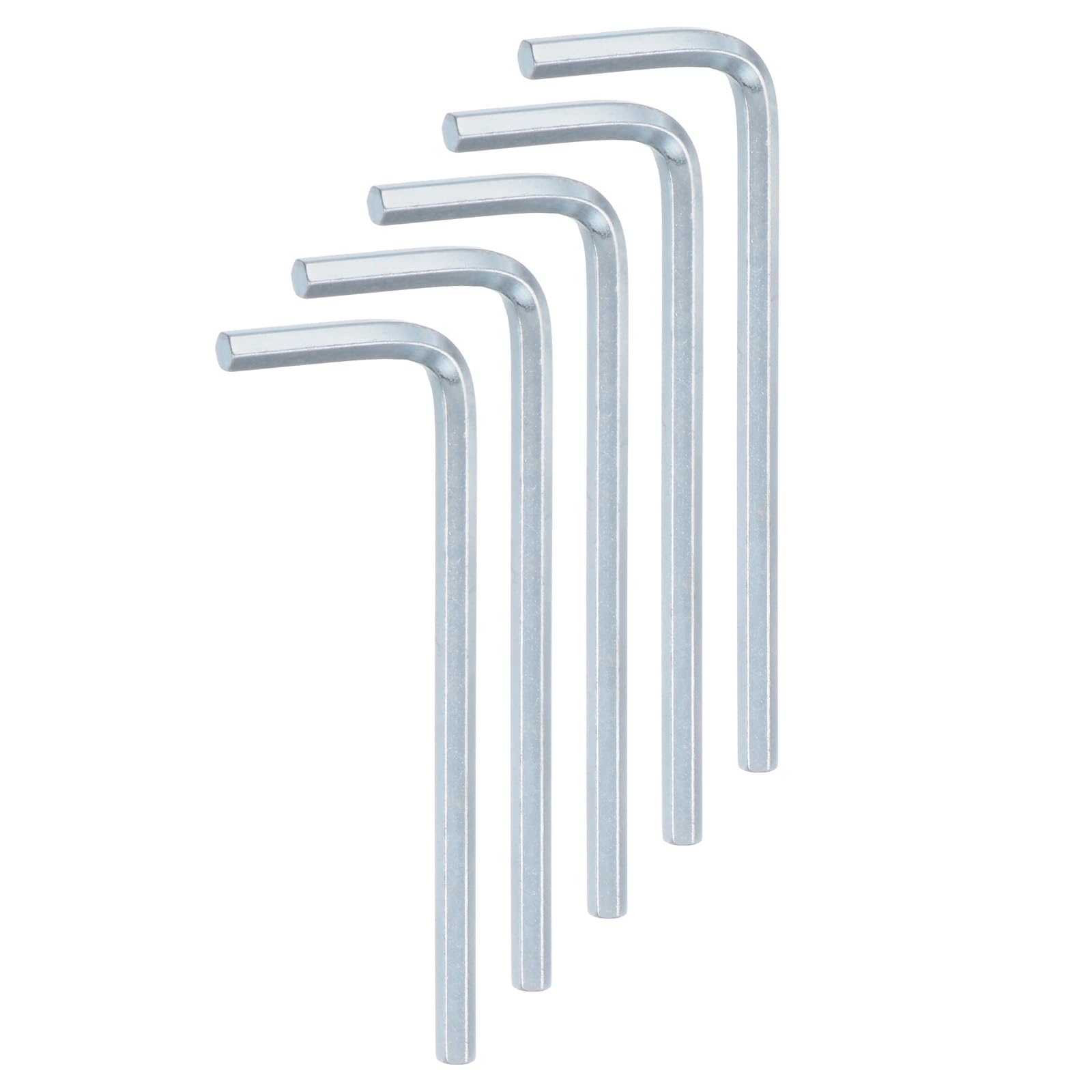 HARFINGTON 5pcs Hex Key Wrench 3mm L-Shape Hexagon Metric Wrenches Chrome Vanadium Steel Repairing Tool for Home Repair