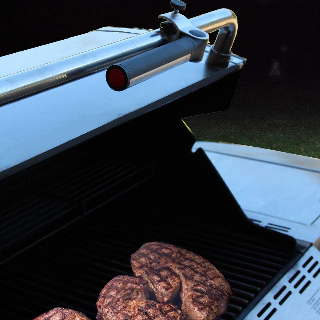 Barbecue Grill Light by Light Accents - Battery Operated Led BBQ Grill Light Aluminum Clamp Barbeque Grill Light - Cooking Light for Outdoor Grilling : Patio, Lawn & Garden