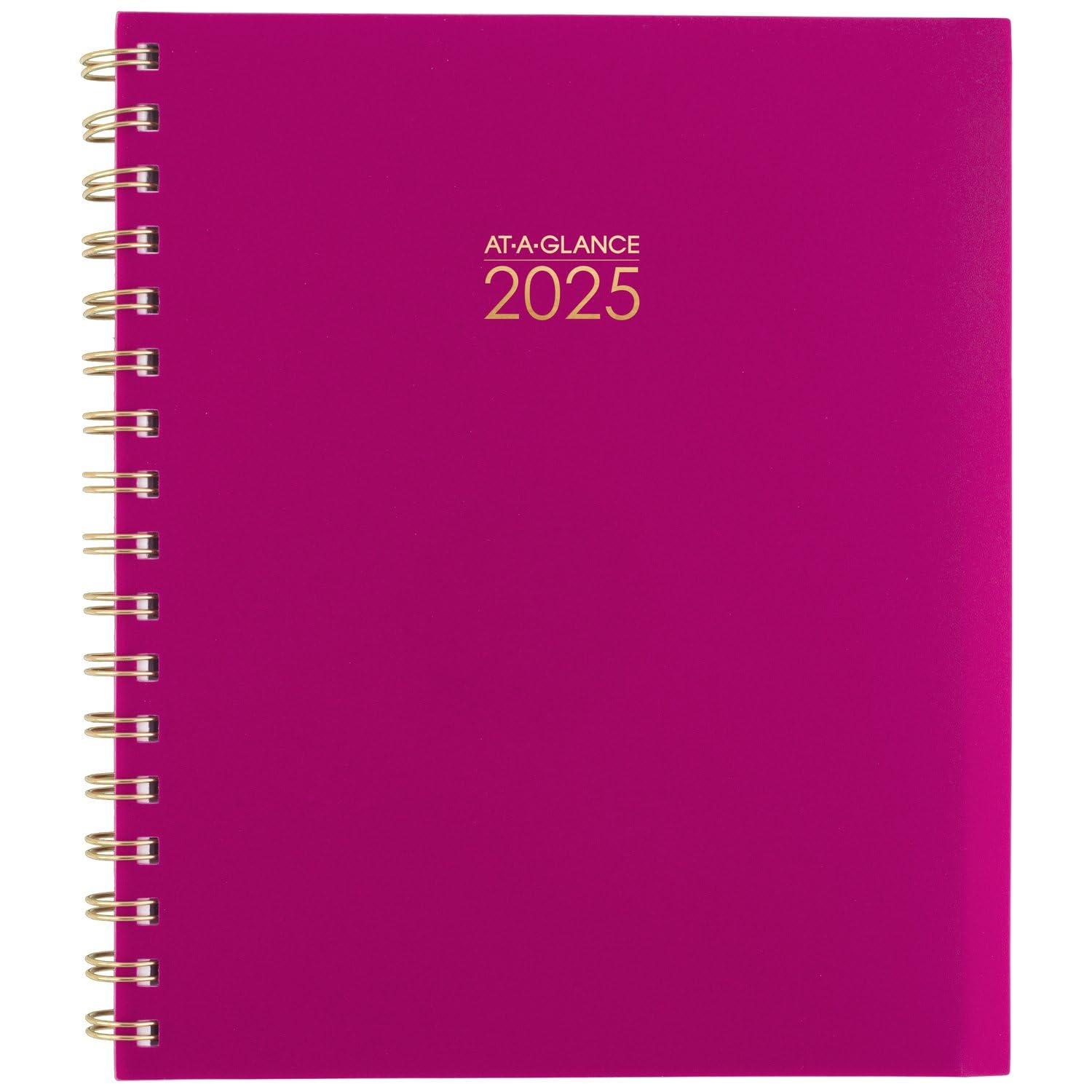 AT-A-GLANCE 2025 Planner, Weekly & Monthly, 7" x 8-3/4", Medium, Harmony, Beetroot (1099-805-56-25)