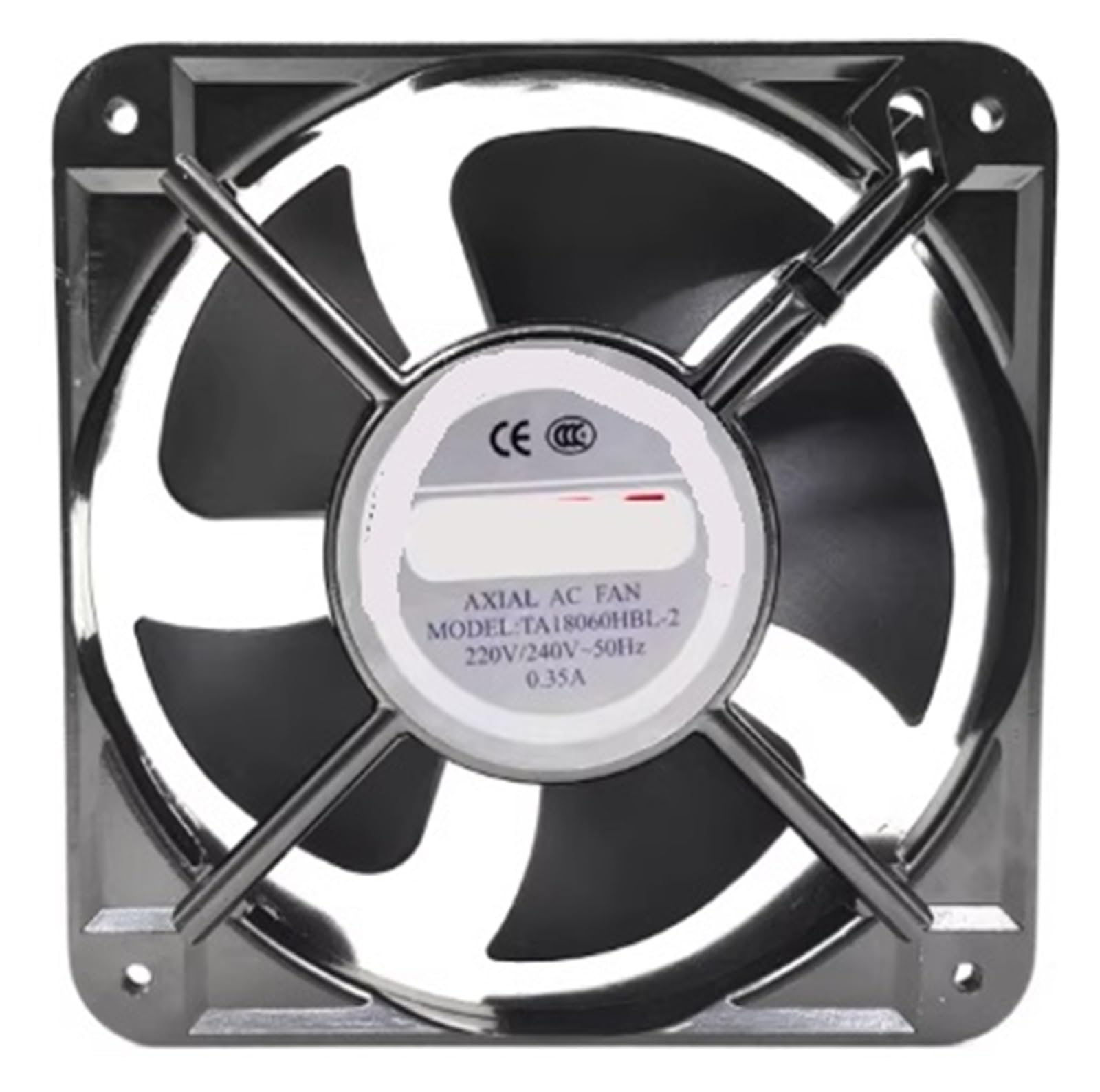 Cxdfrser One Color Fan Ta18060hbl-2 220V 18060 18Cm Cooling Fan 2 Wire