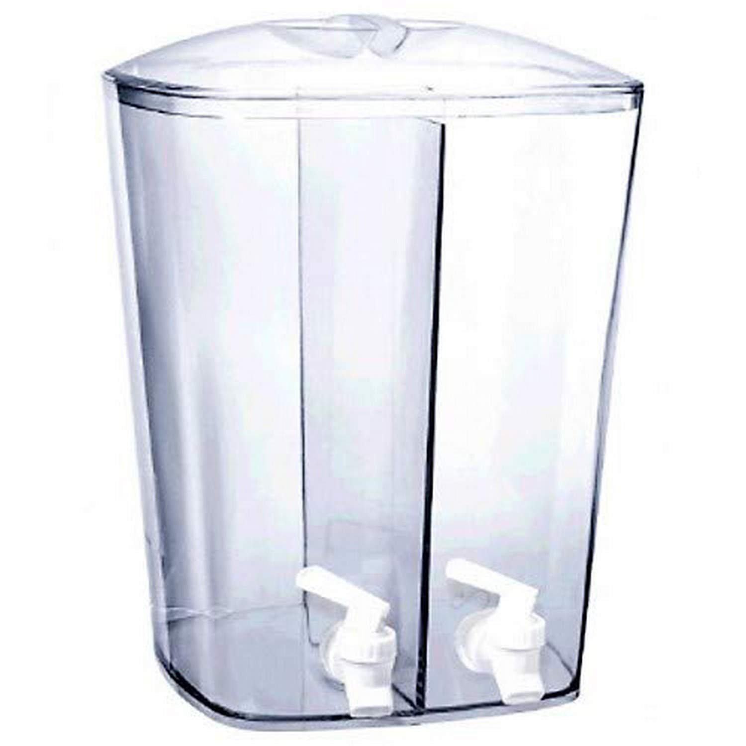 Stunning 3-Gallon Double Beverage Dispenser Set - (1 Pc.) – Space-Saving Design - Perfect for Parties and Events