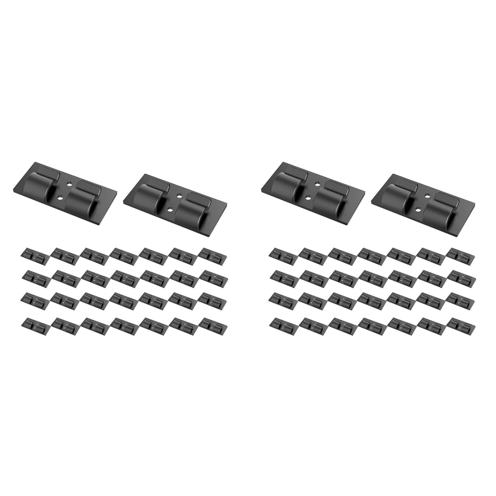 Ctrlzs Black/Light Hooks For Outdoor String Lights Clips, 60Pcs Clips Heavy Duty Hooks For Indoor Outdoor String Lights