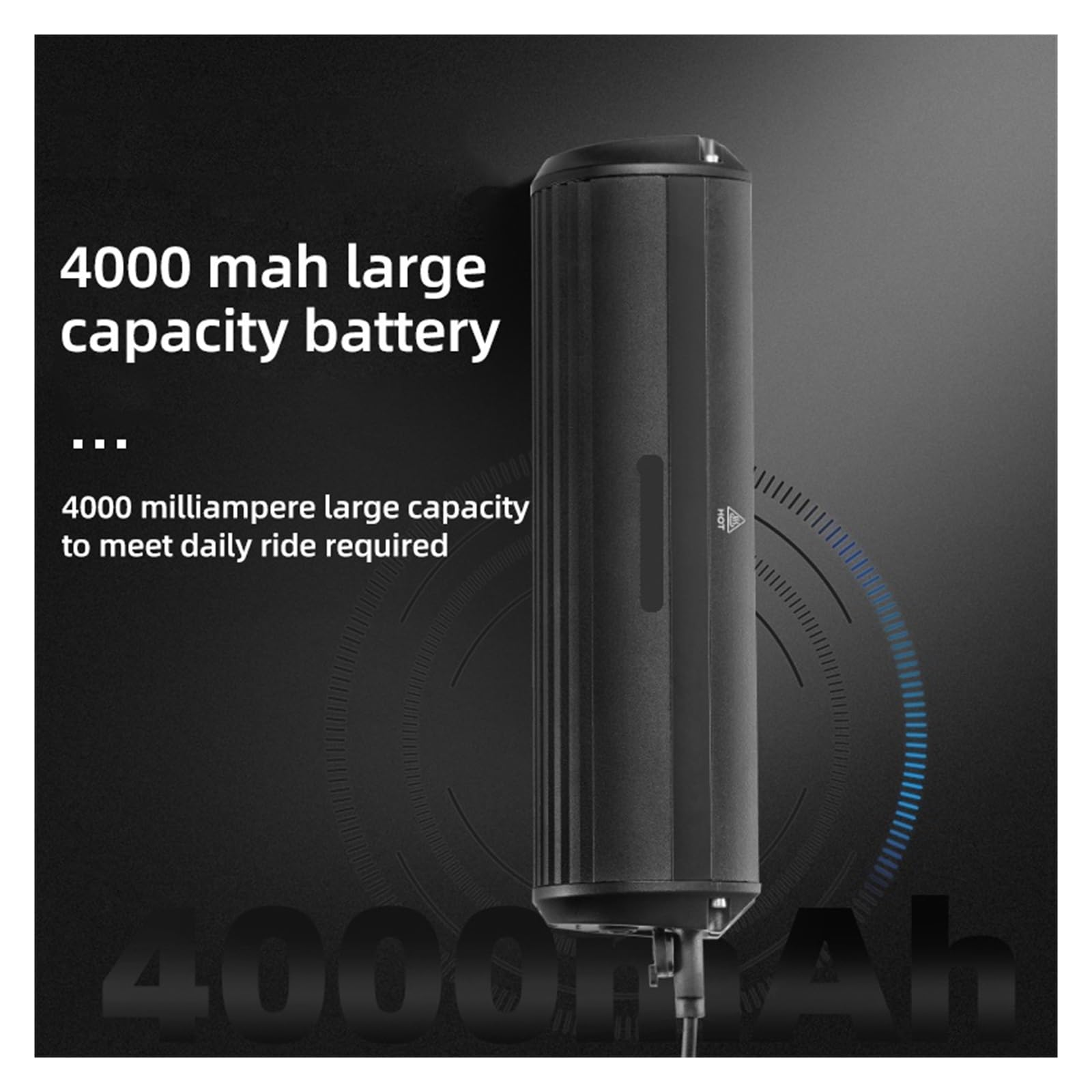 1 luz Delantera de Bicicleta Recargable USB 2600LM 8000mAh